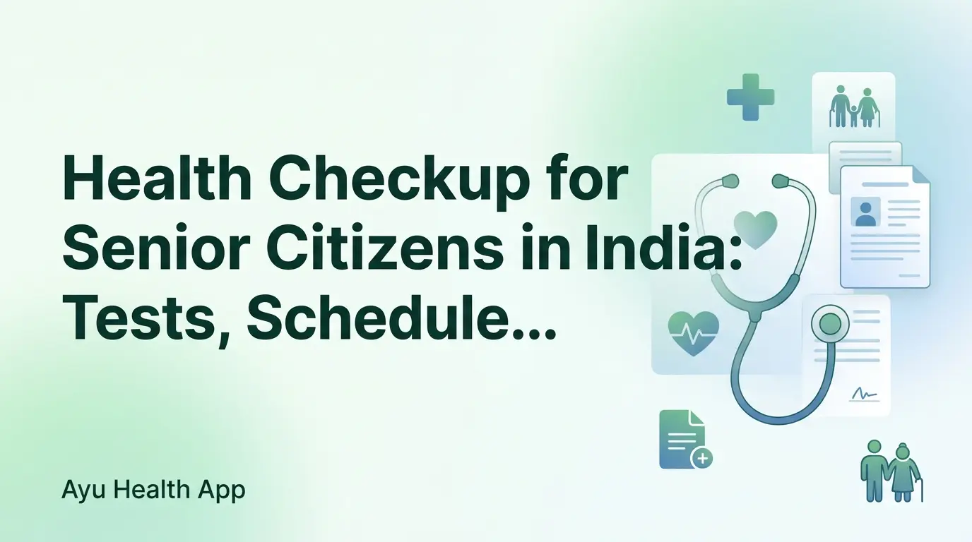 Health Checkup for Senior Citizens in India: Tests, Schedule & Costs After 60