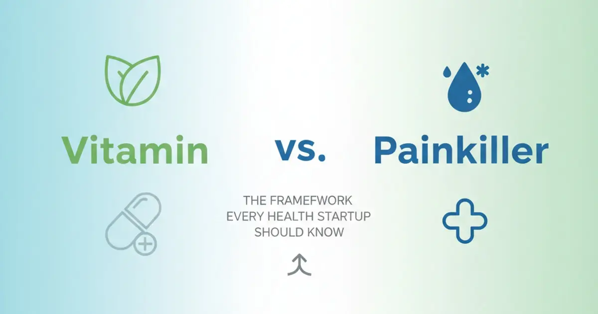 Painkiller or Vitamin? A Health Startup's Guide