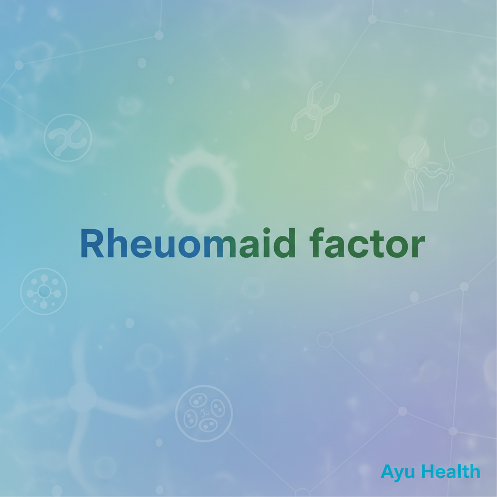 Rheumatoid Factor (RF) Test: What High Levels Mean for RA thumbnail