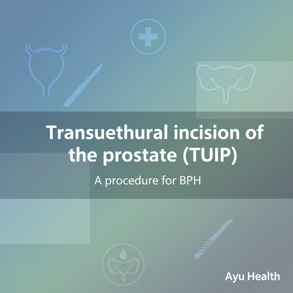 TUIP: Transurethral Incision of Prostate for BPH Relief thumbnail
